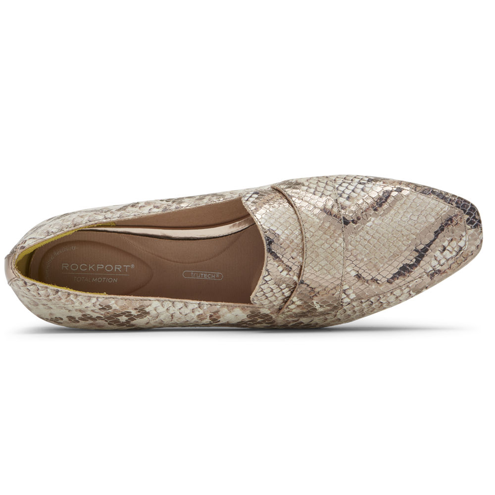 Mocassins Rockport Mulher Bege - Total Motion Laylani - 76143ULPH